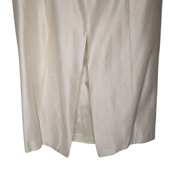 Watters Vintage Wedding Dress Off the Shoulder Timeless Sheath Gown Ivory Size 8 - Picture 6 of 11